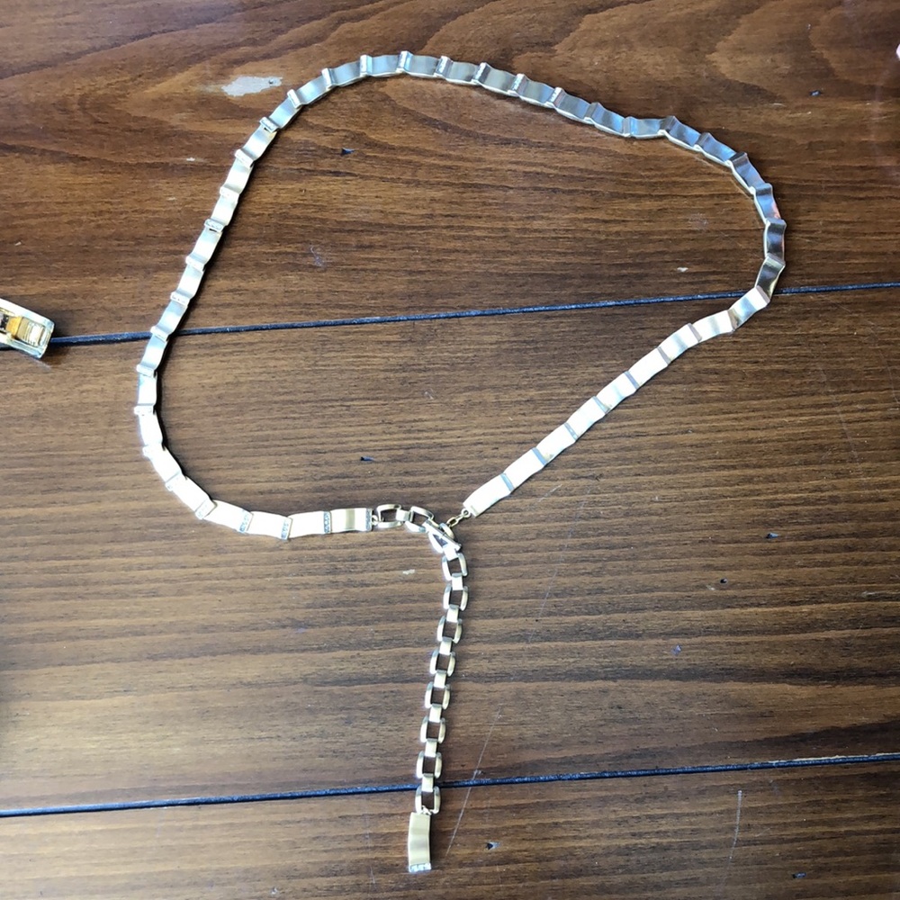 Beautiful gold belt, have hammered, half Sarausky crystals. - Picture 6 of 8
